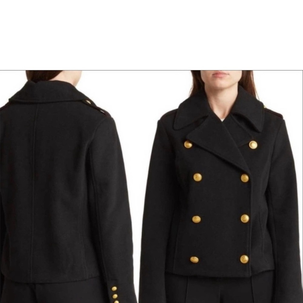 Rebecca Minkoff cropped military style jacket
